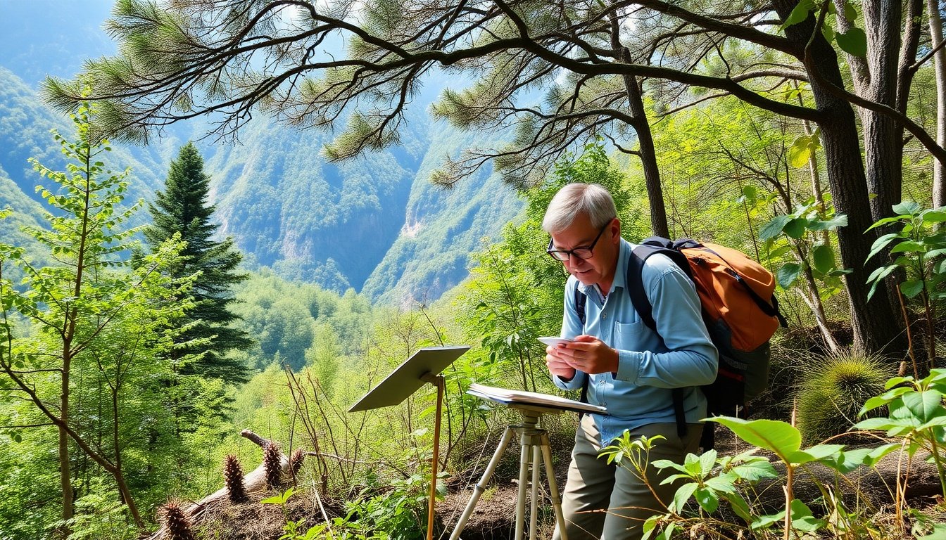 Investigadores estudiando la biodiversidad en Argentina