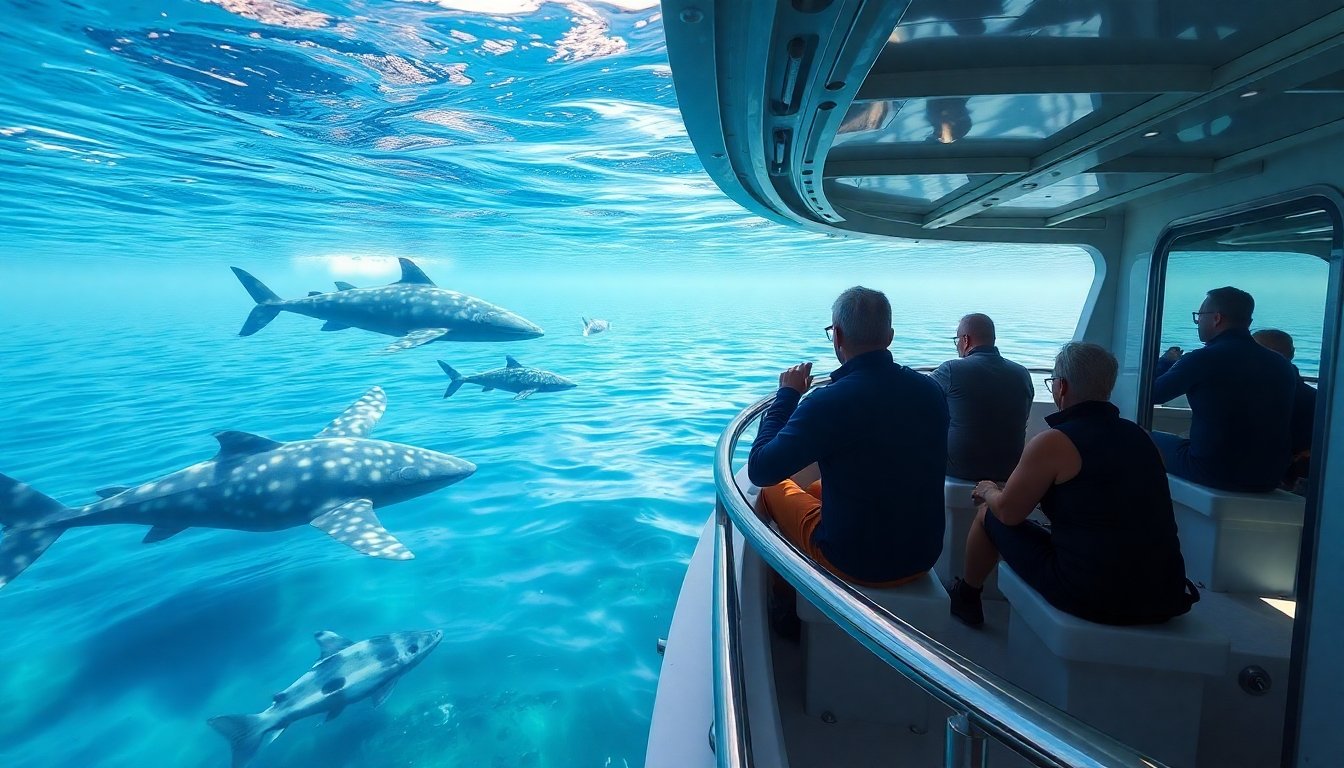 Investigadores estudiando mantarrayas en su hábitat