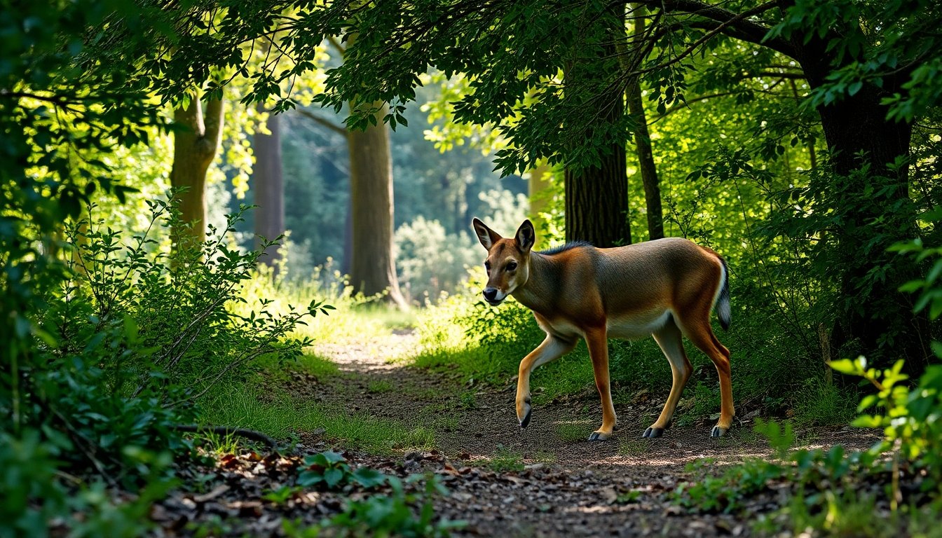 Lince ibérico en el parque natural