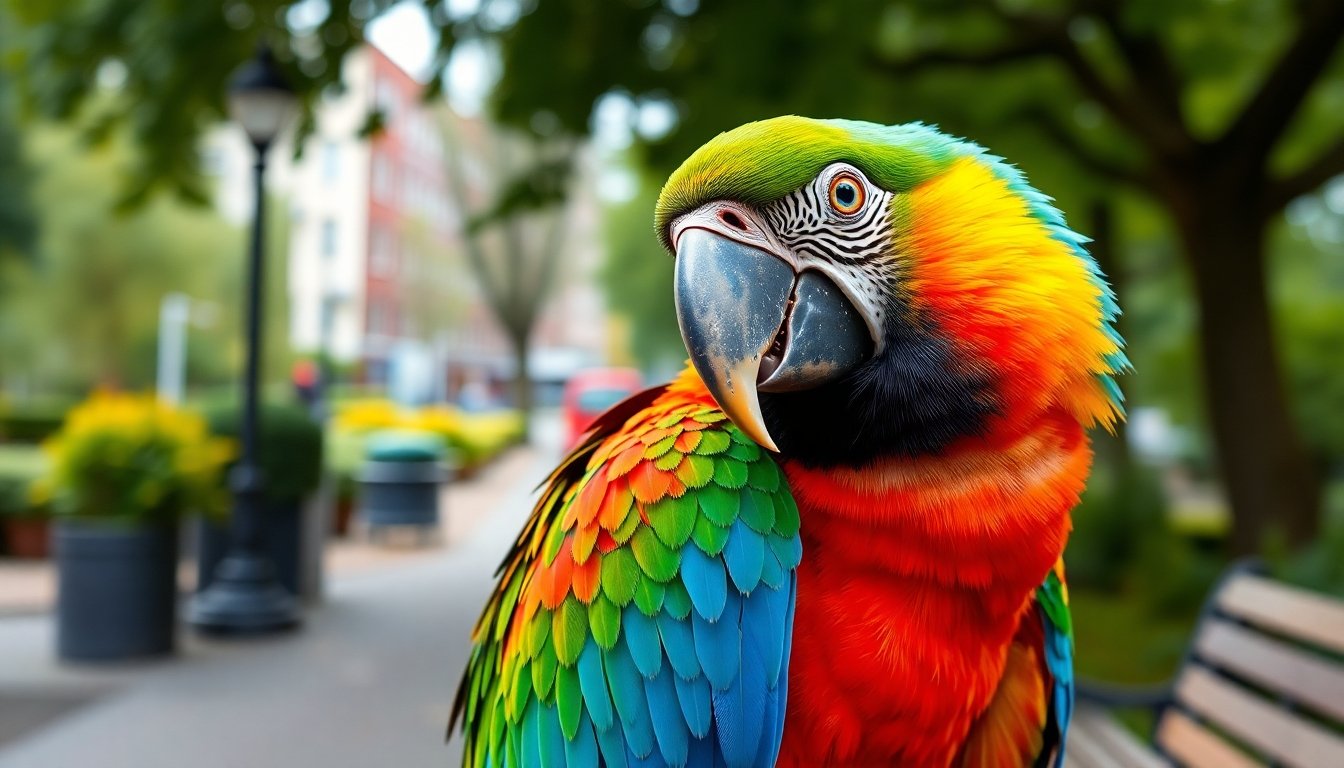 Loro imitador en Irlanda