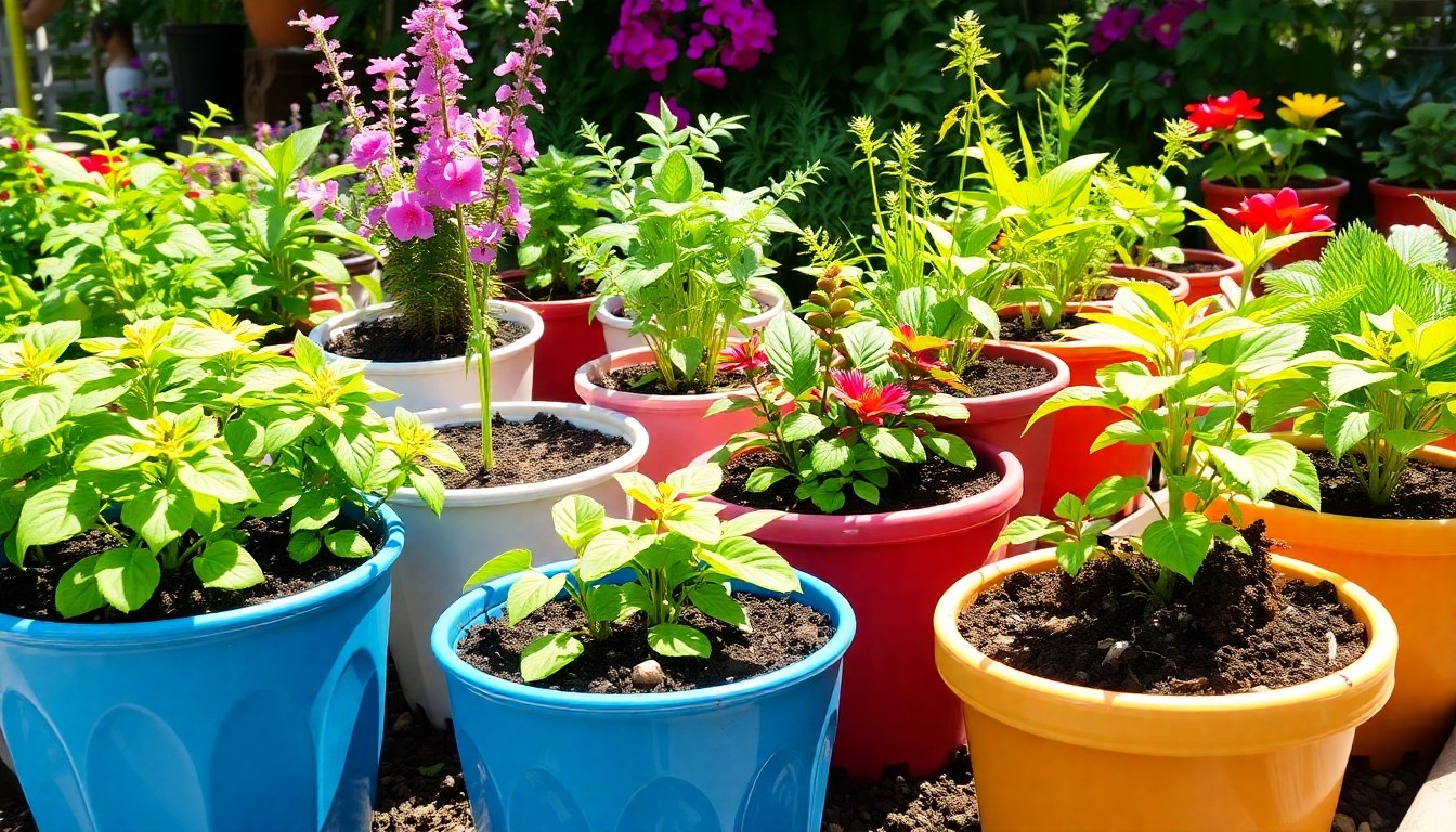 Macetas y sustratos para plantas saludables