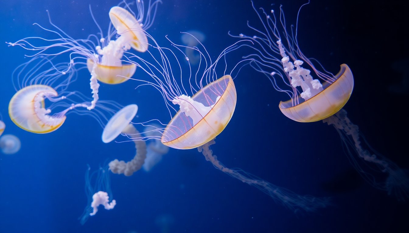 Medusas en su entorno natural