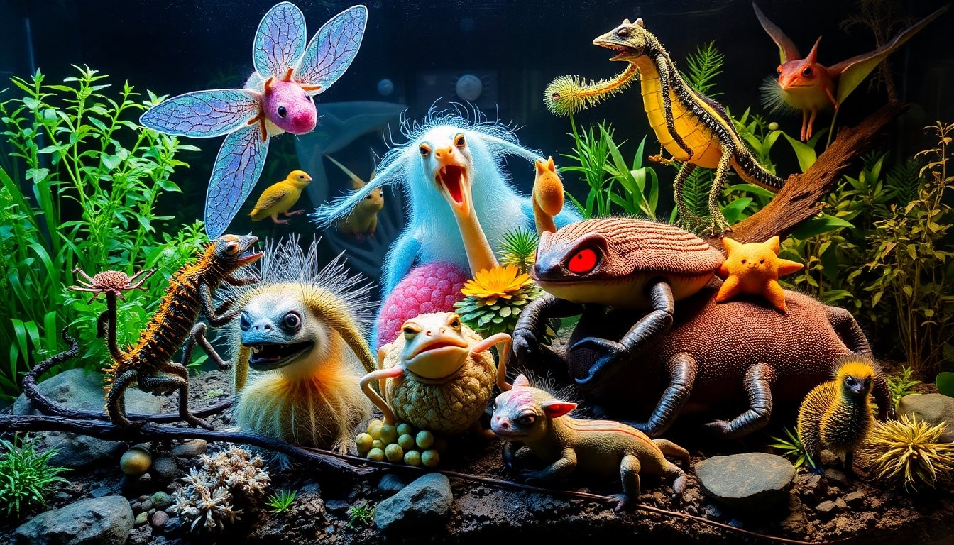 Metazoos en su hábitat natural