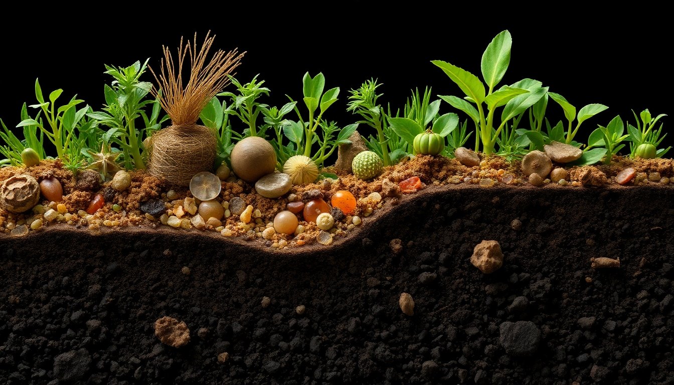 Microrganismos del suelo en acción