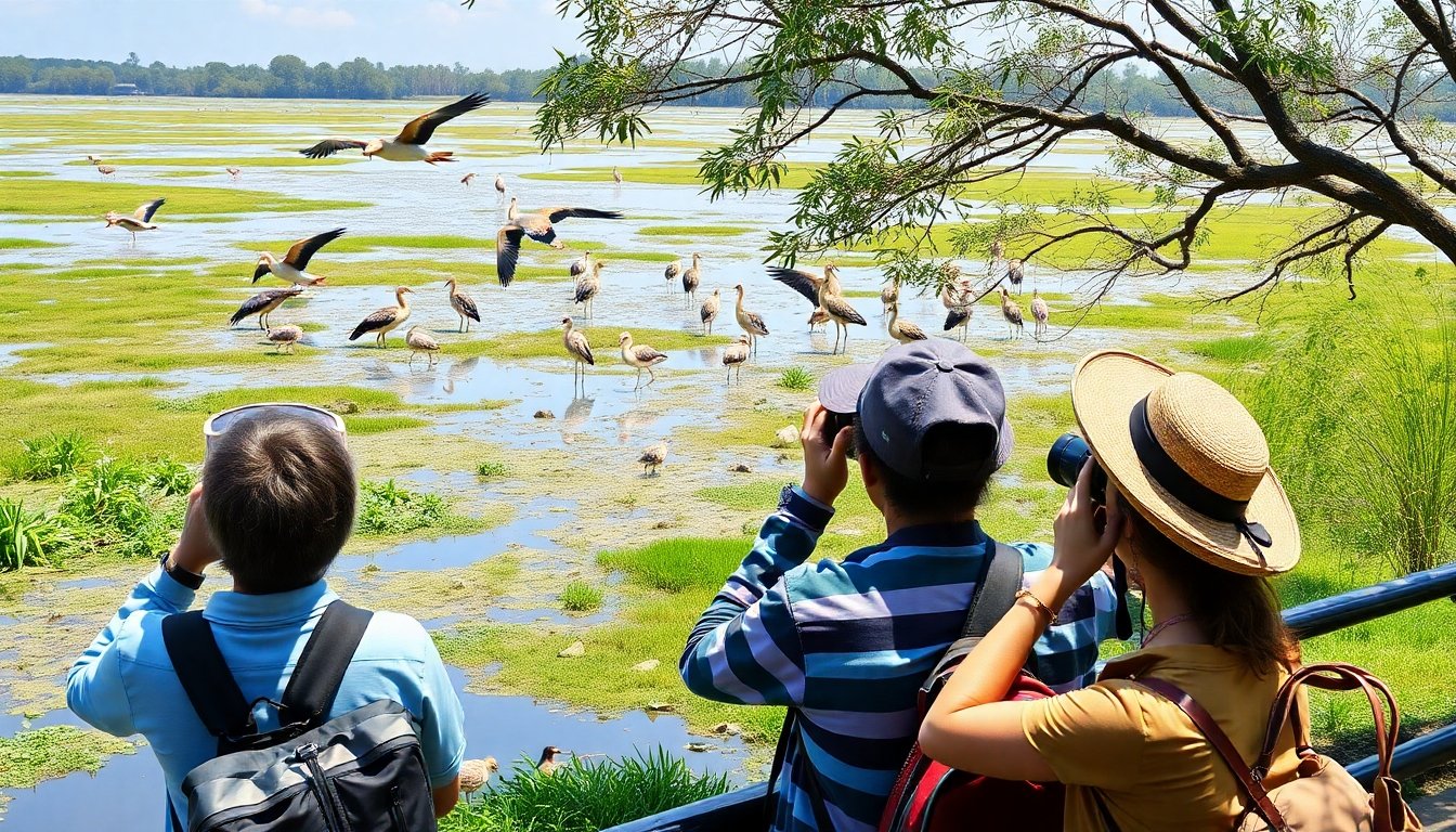 Observación de aves en Tonlé Sap