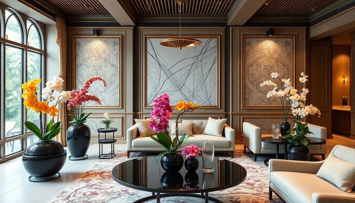 Orquídeas exóticas en interiores