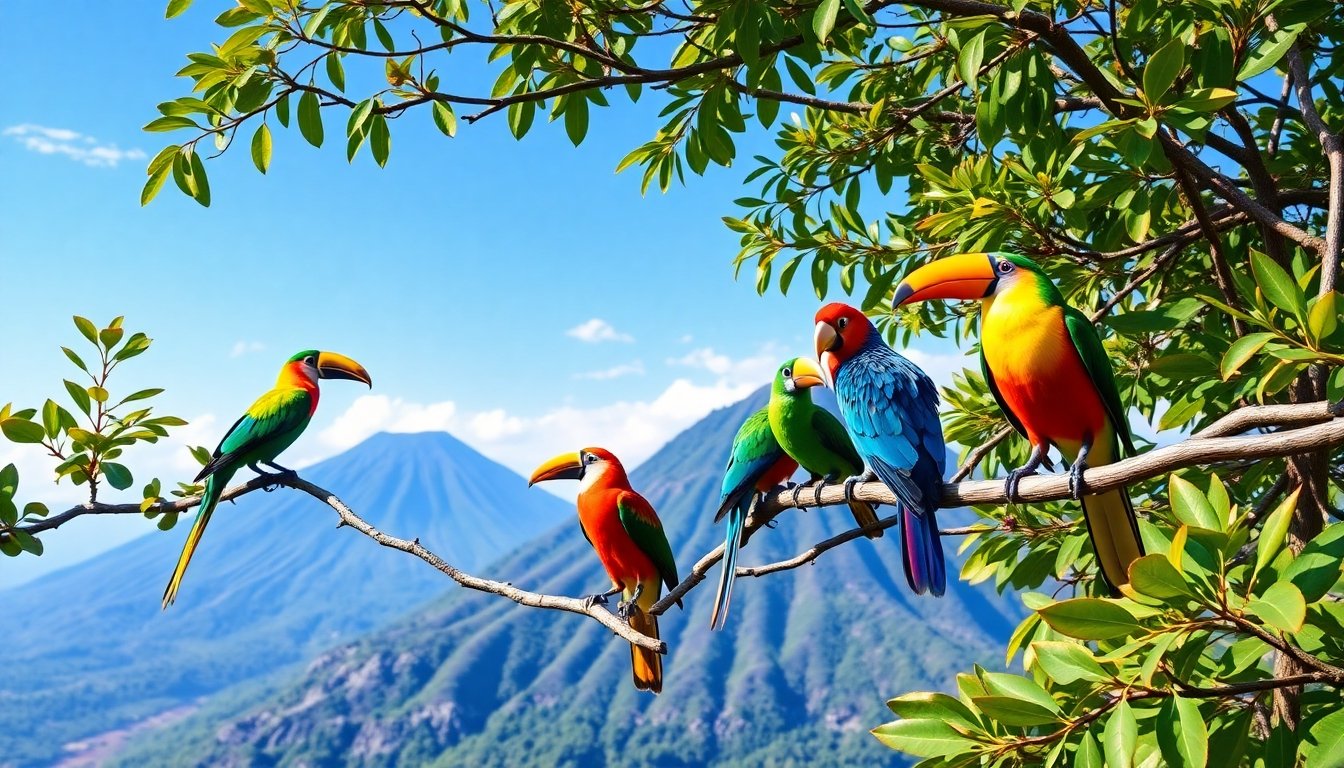 Pájaros del Volcán Mombacho