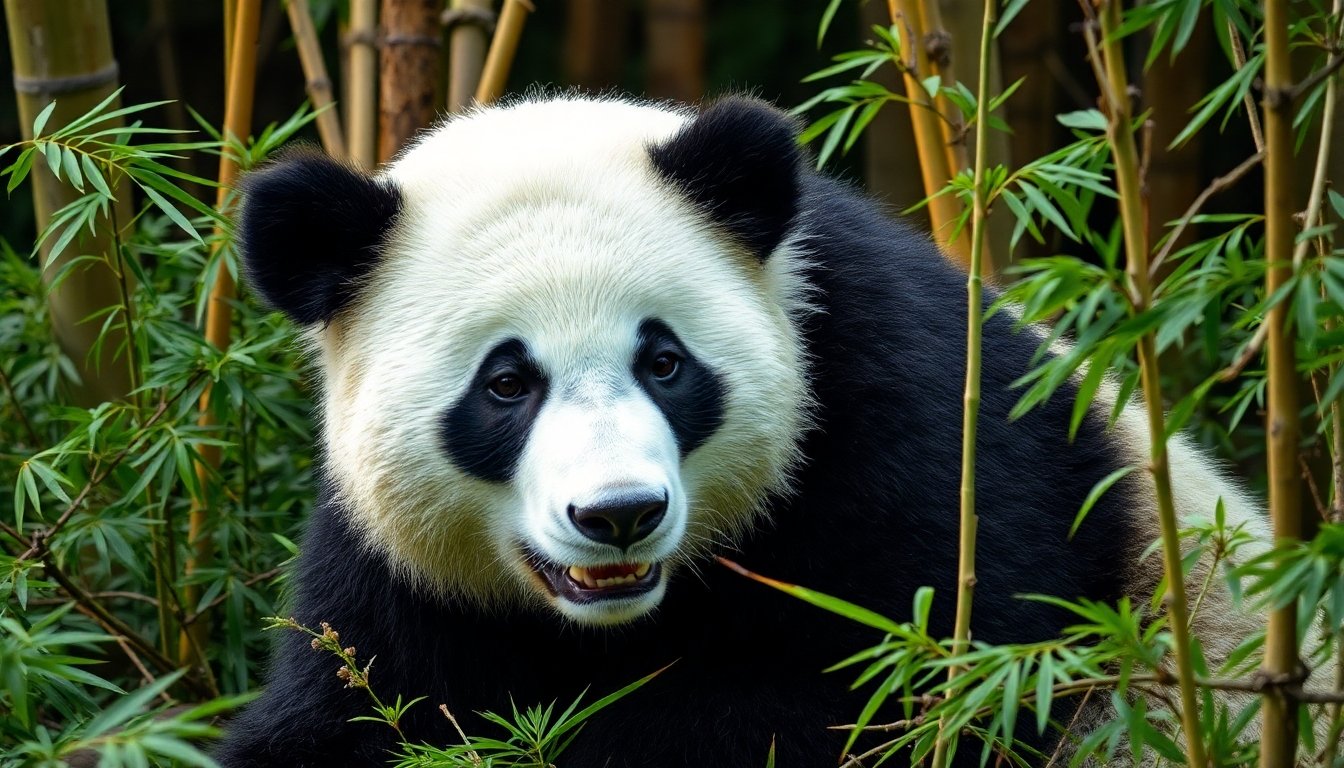 Panda gigante en Wolong