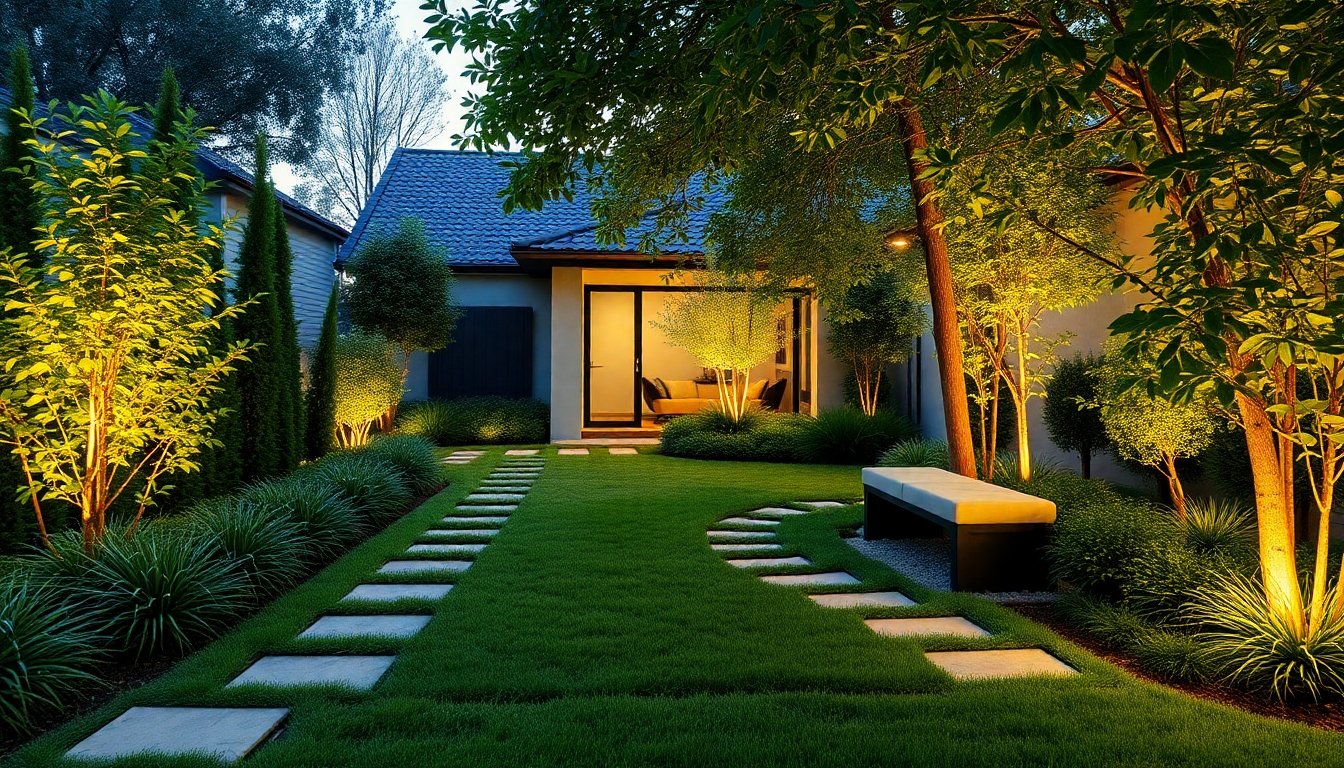 Pasto San Agustín en un jardín bien cuidado