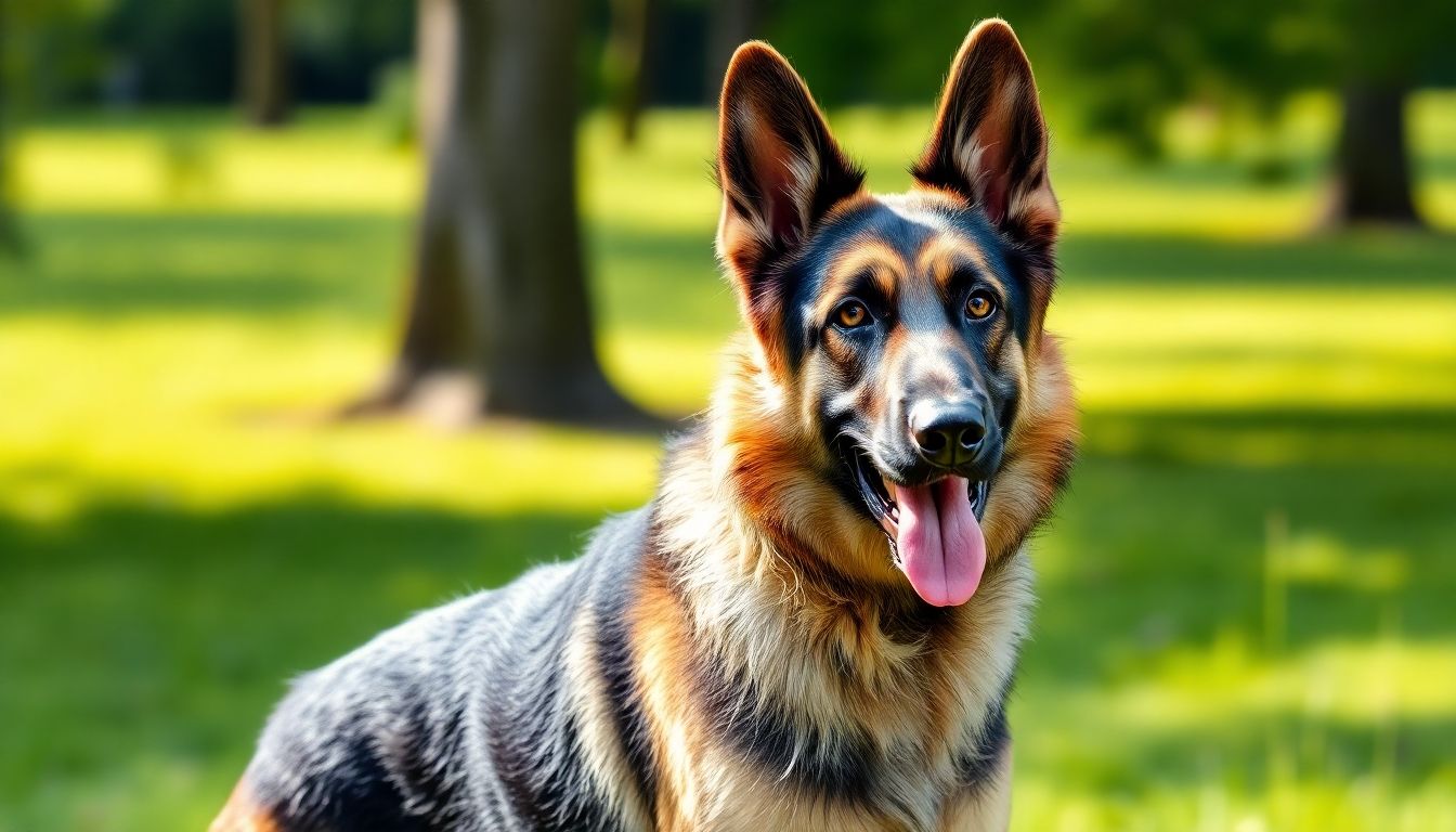 Pastor holandés en un entorno natural