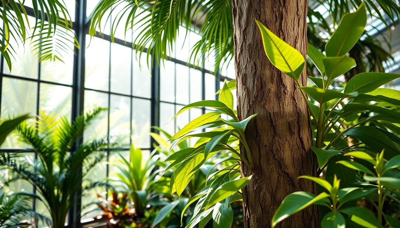 Planta de canela en un entorno natural