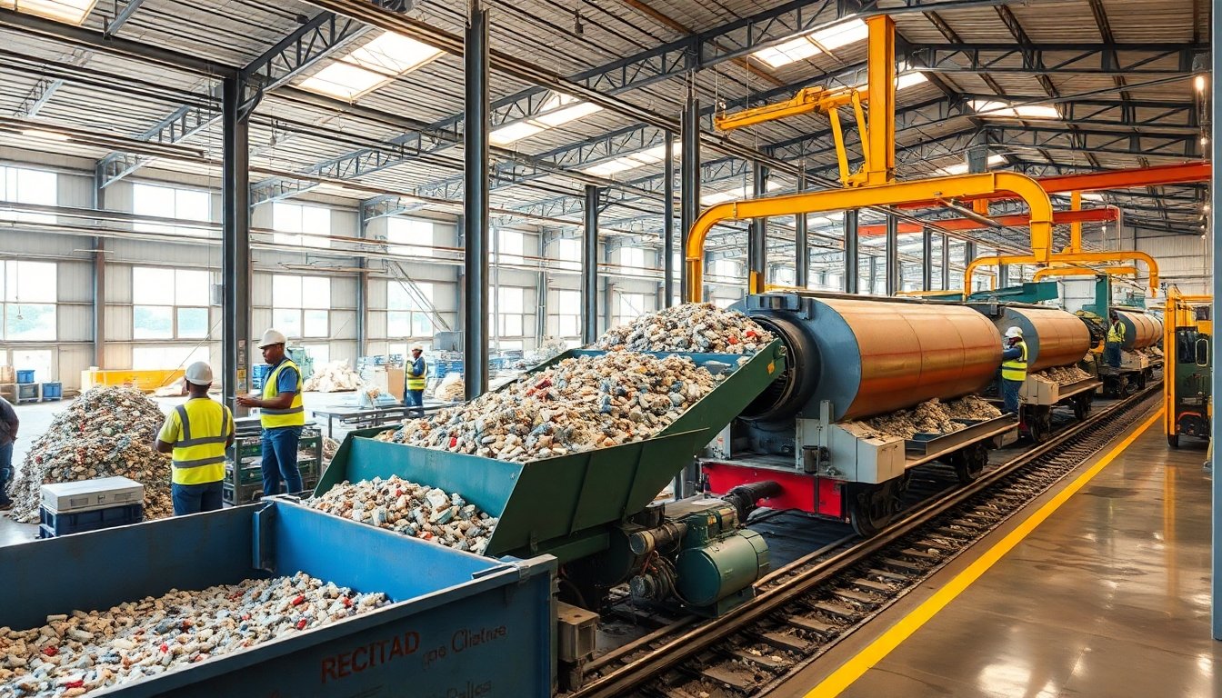 Planta de reciclaje en Sudáfrica