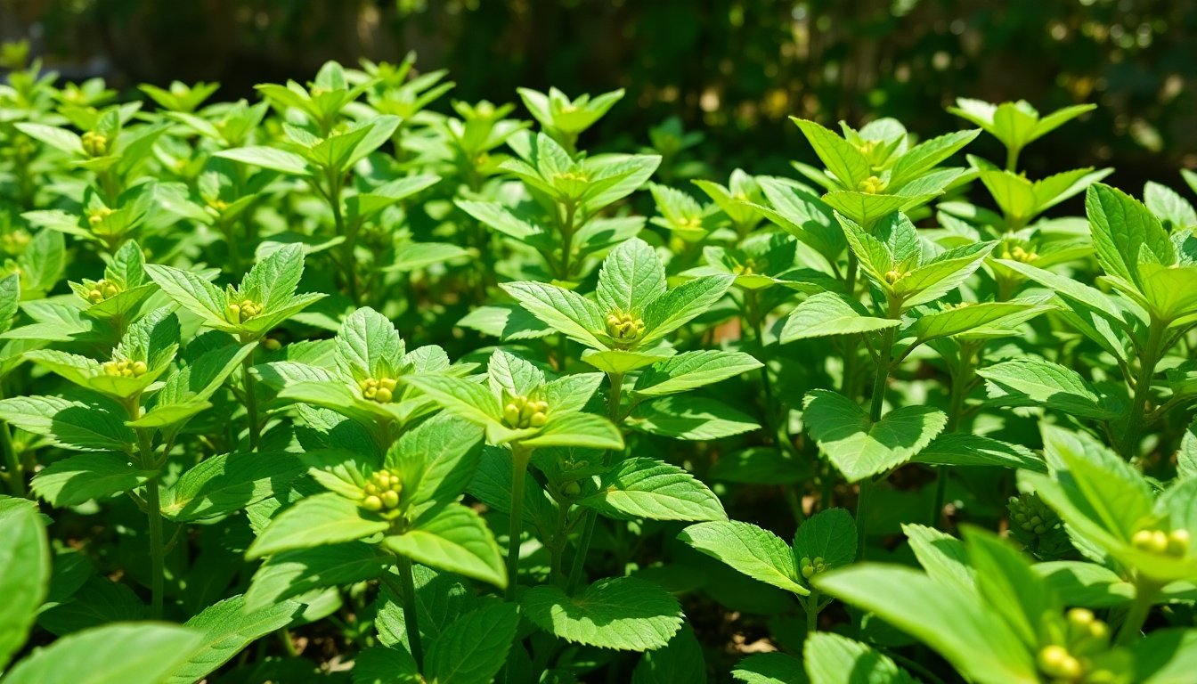 plantas de anis verde en un jardín
