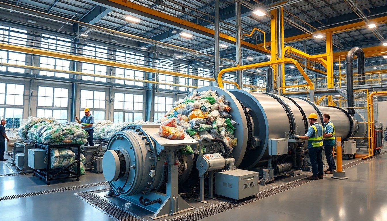 Plantas de reciclaje rusas en acción