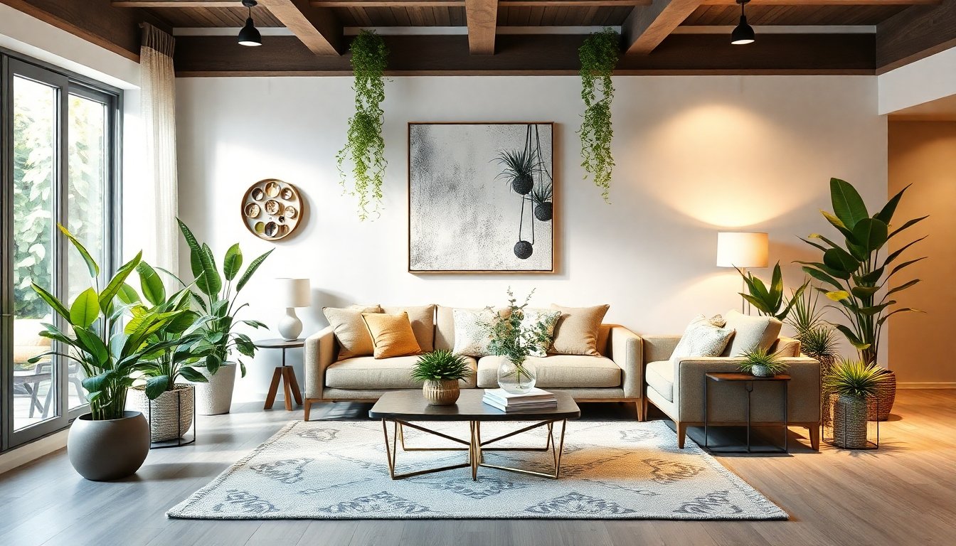 Plantas decorativas en el hogar