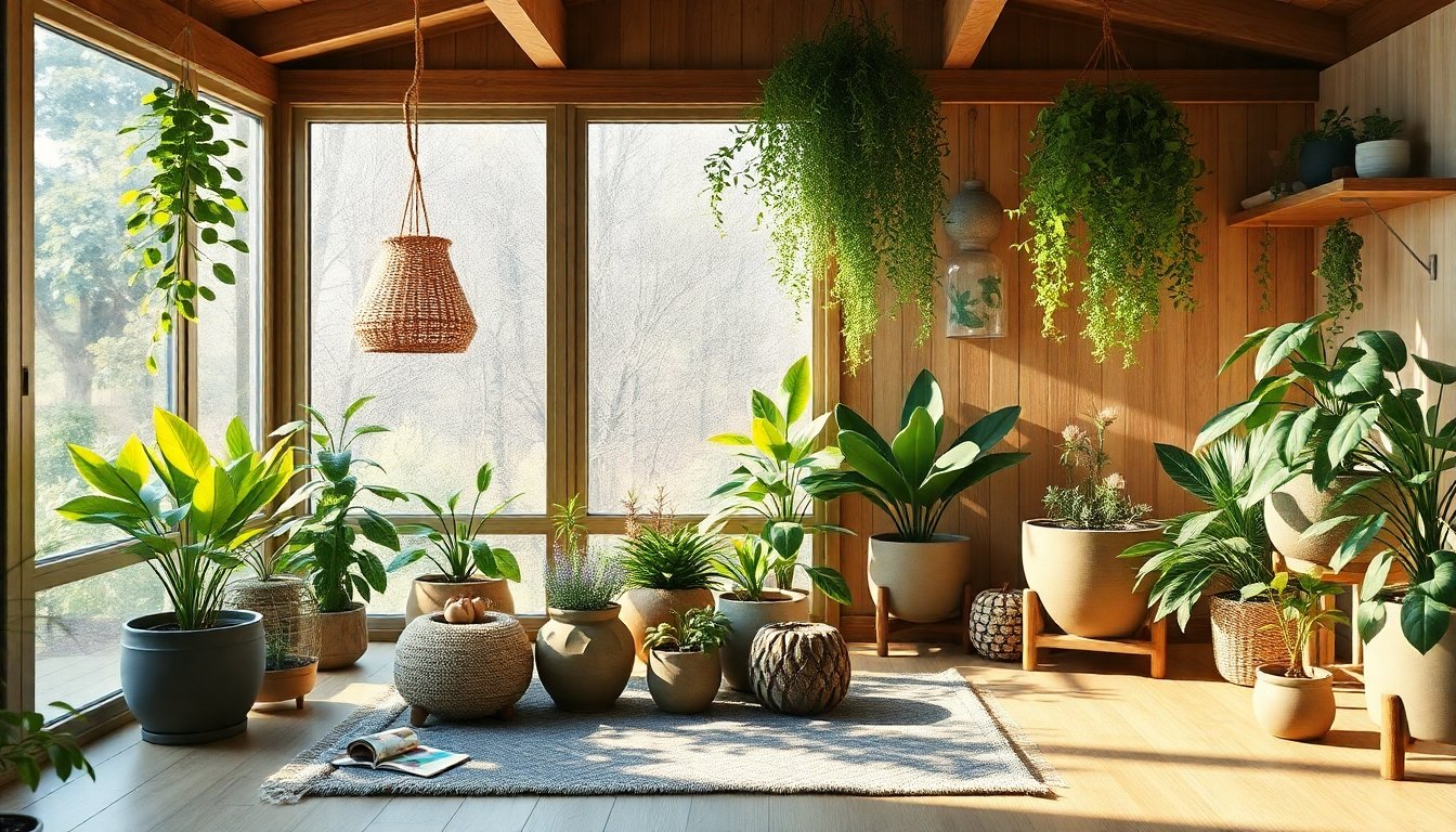 Plantas sostenibles en el hogar