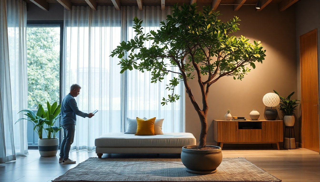 Poda del Ficus pandurata