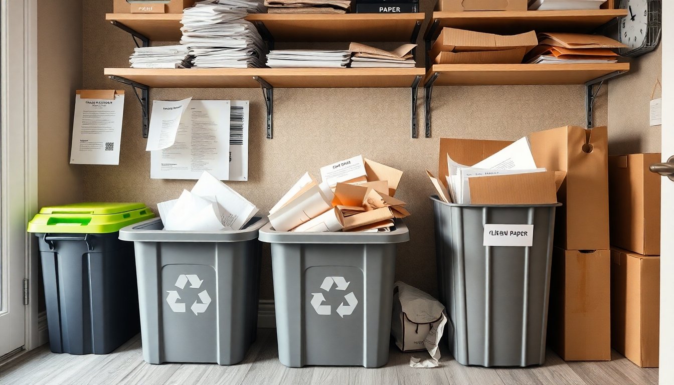 Proceso de reciclaje de papel en casa