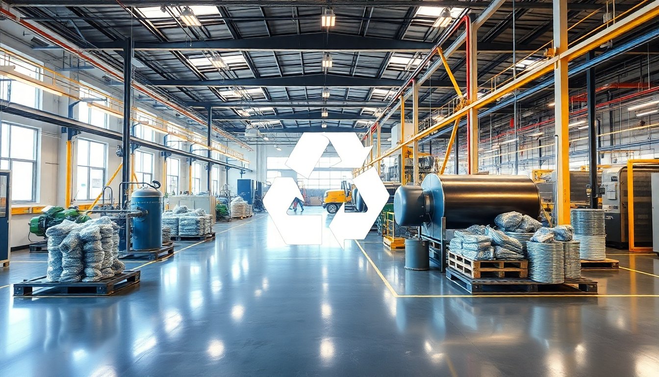 Proceso de reciclaje en economía circular