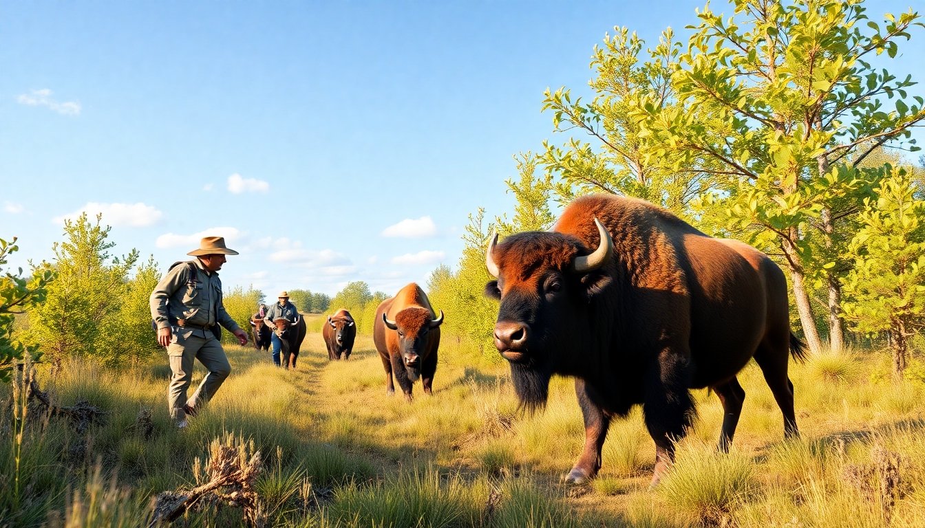 programa de conservación del bisonte europeo