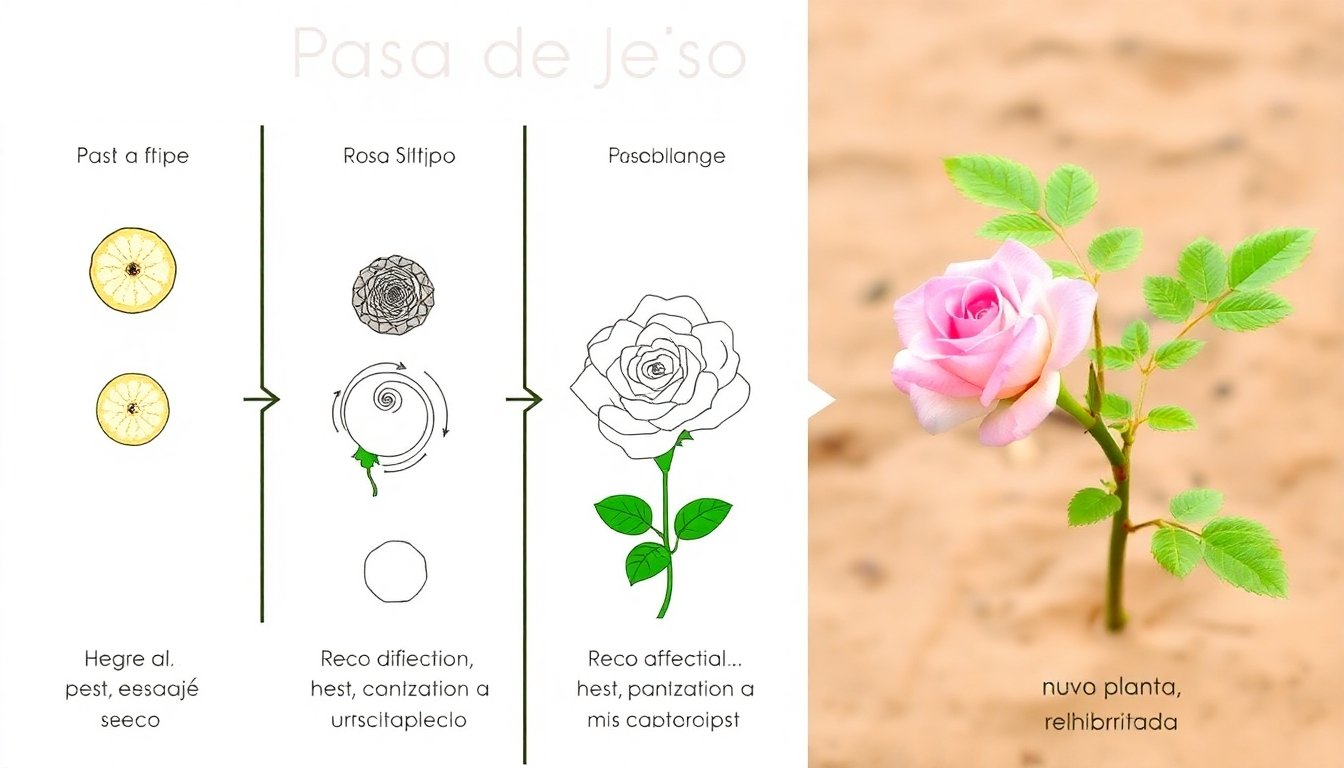 Propagación de rosa de Jericó