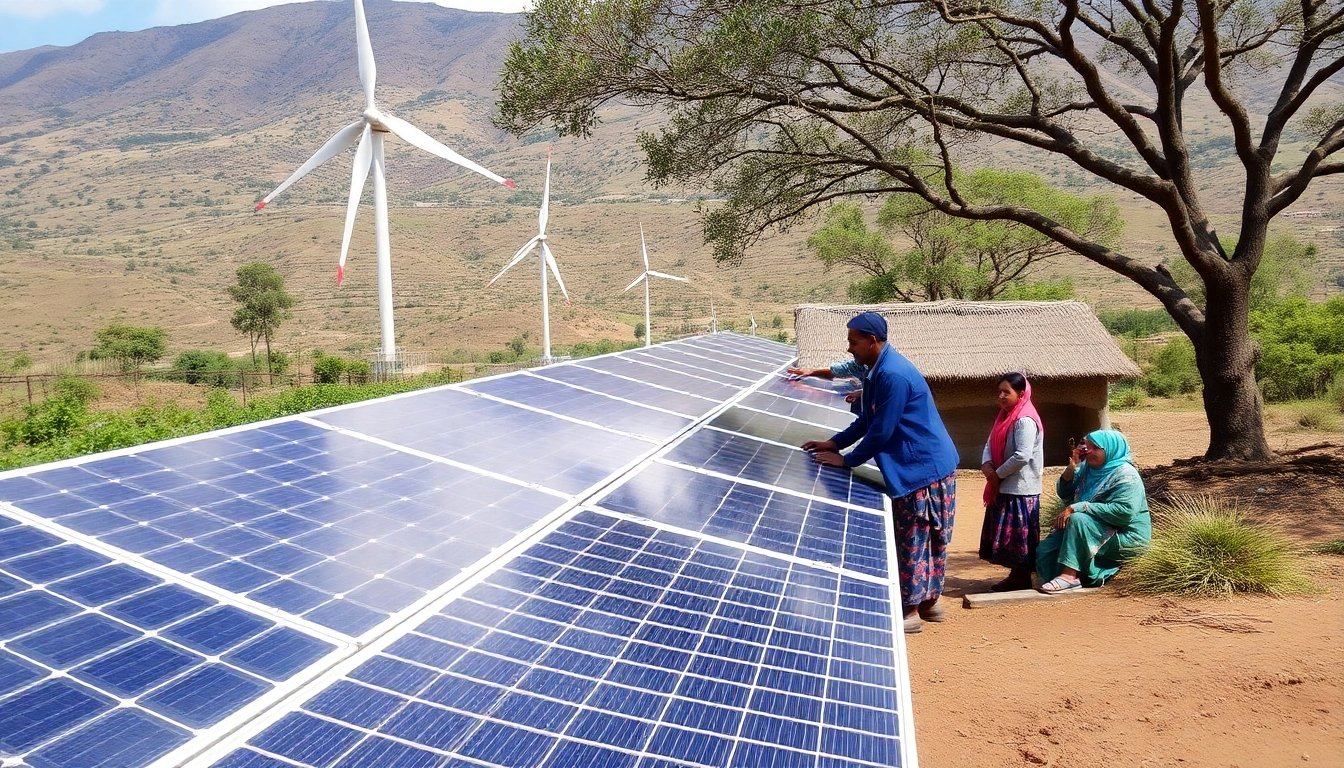 Proyecto de electrificación renovable en Etiopía