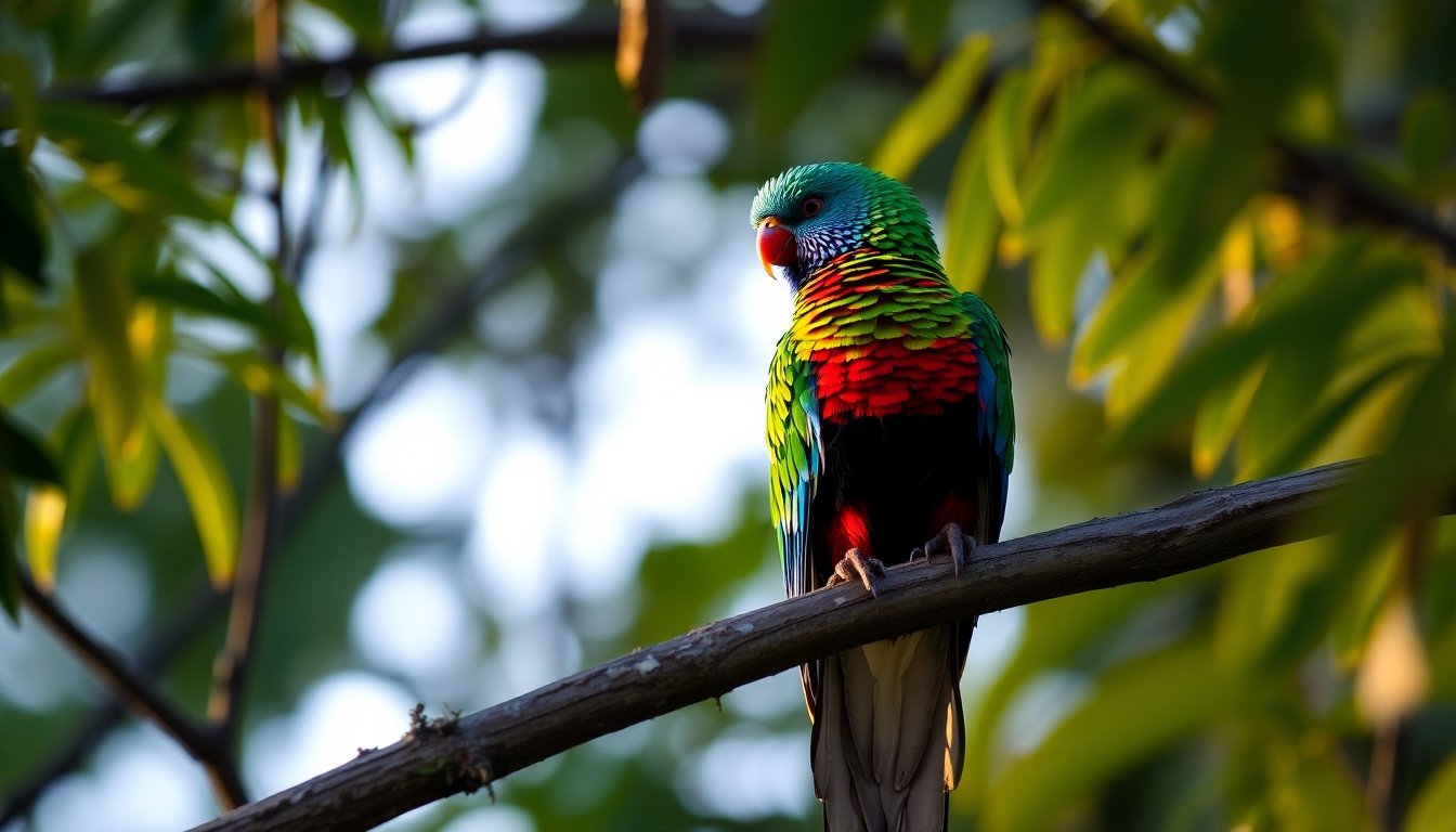 Quetzal en el bosque guatemalteco