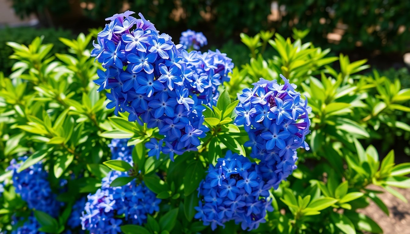 Ramillete de duranta en floración