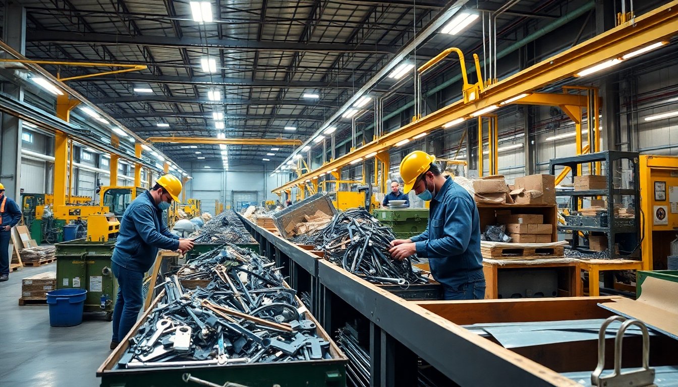Reciclaje de metales en acción