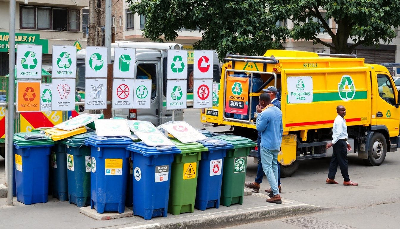 Recolección de residuos en Lagos