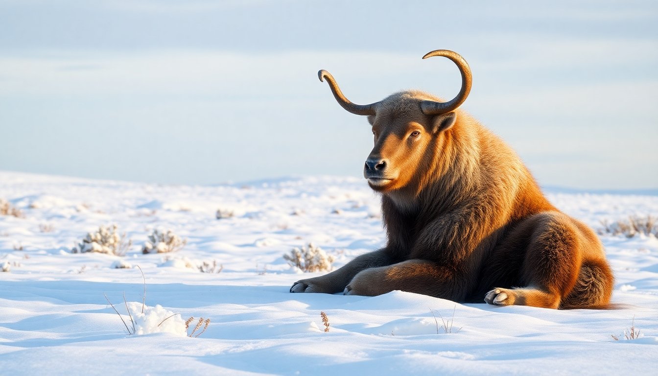 Reno Caribú en su hábitat natural