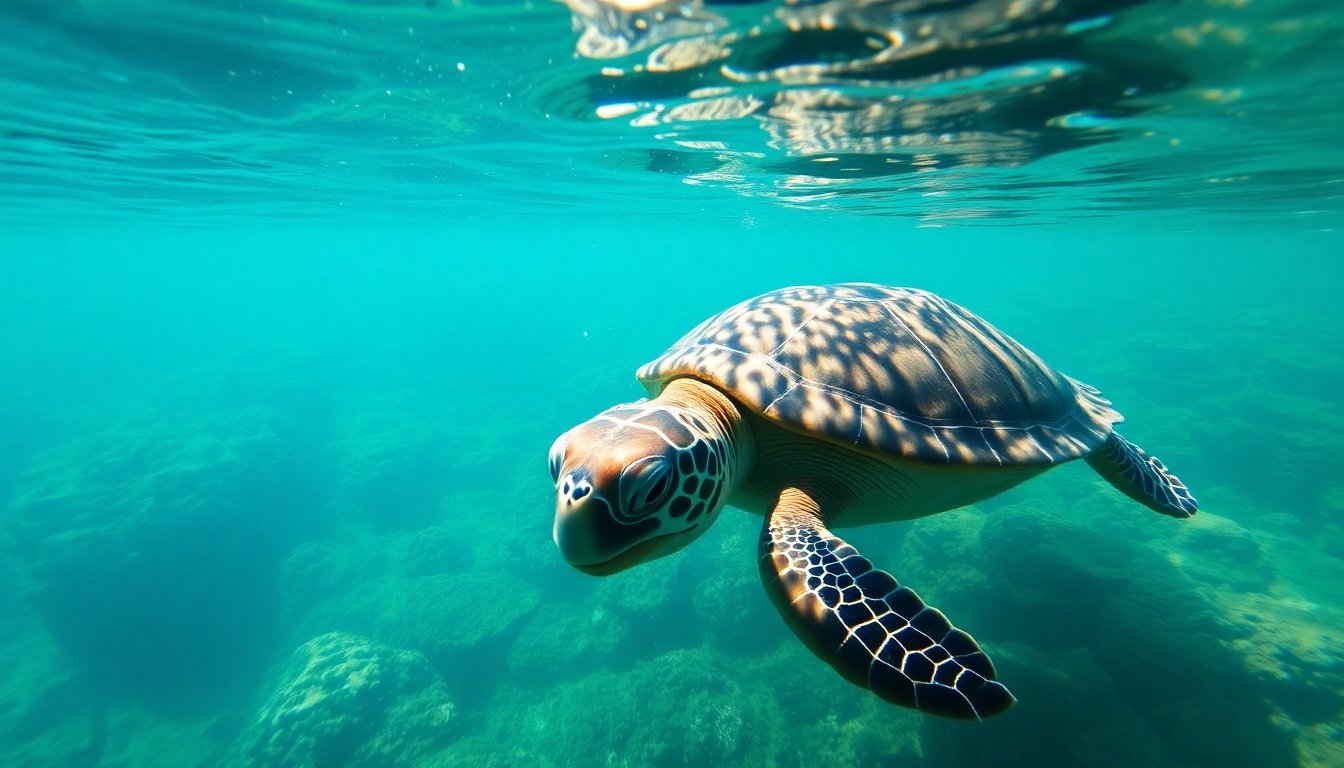 Reserva marina protegiendo a la tortuga china