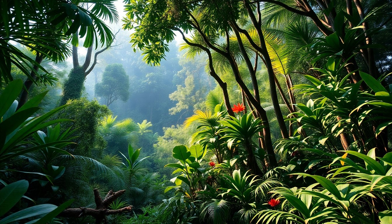 Reserva natural en la Amazonía