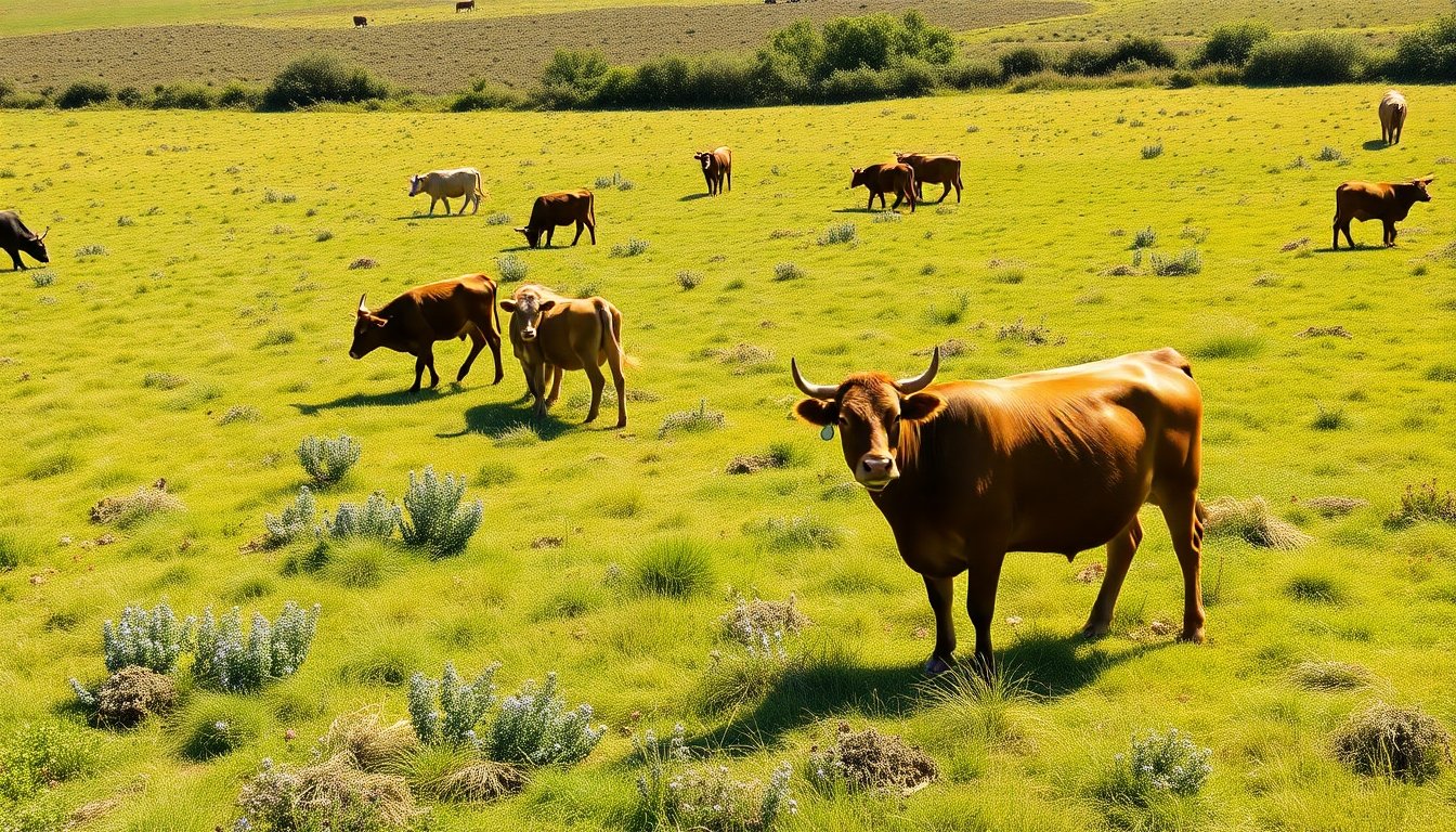 Rotación de pasturas para bovinos