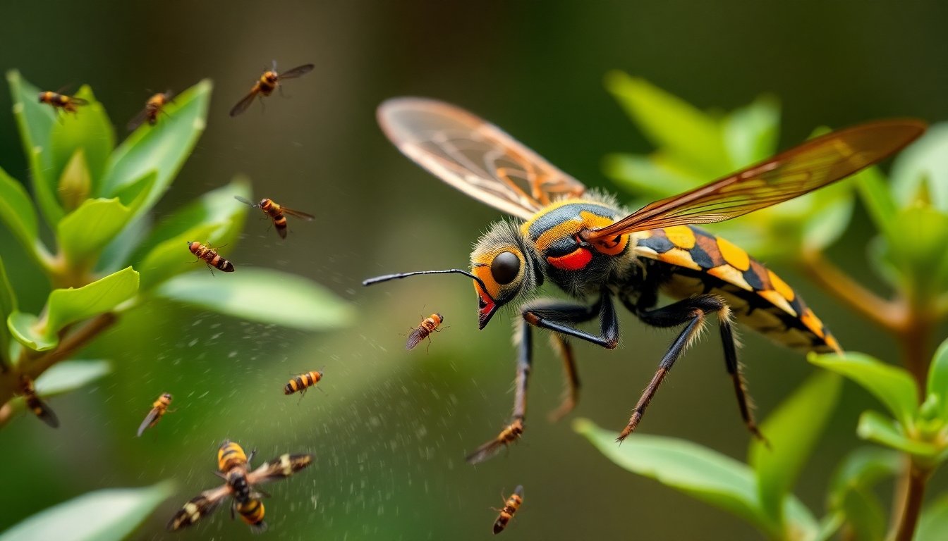 salamanquesa cazando insectos