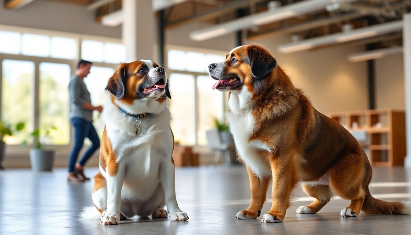 San Bernardo en entrenamiento