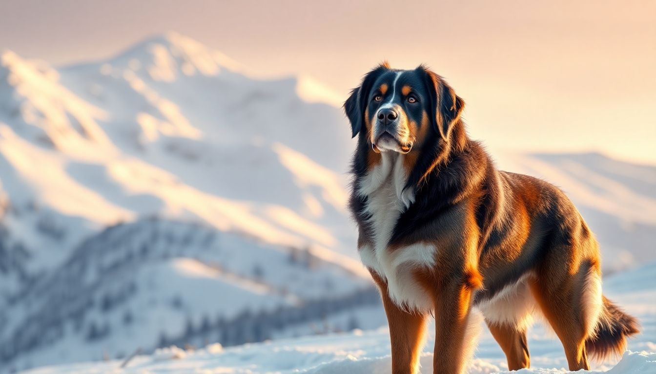 San Bernardo en un paisaje montañoso