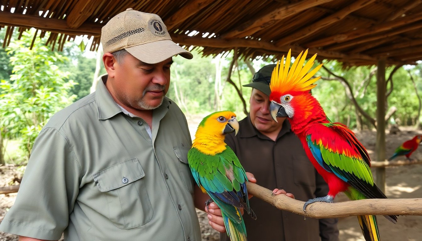 Santuarios de conservación para loros