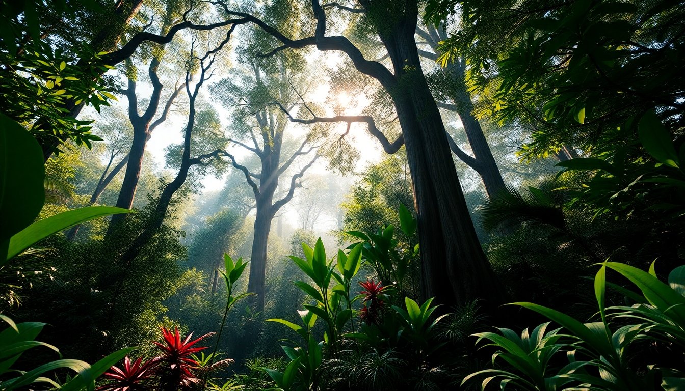 Selva beliceña exuberante