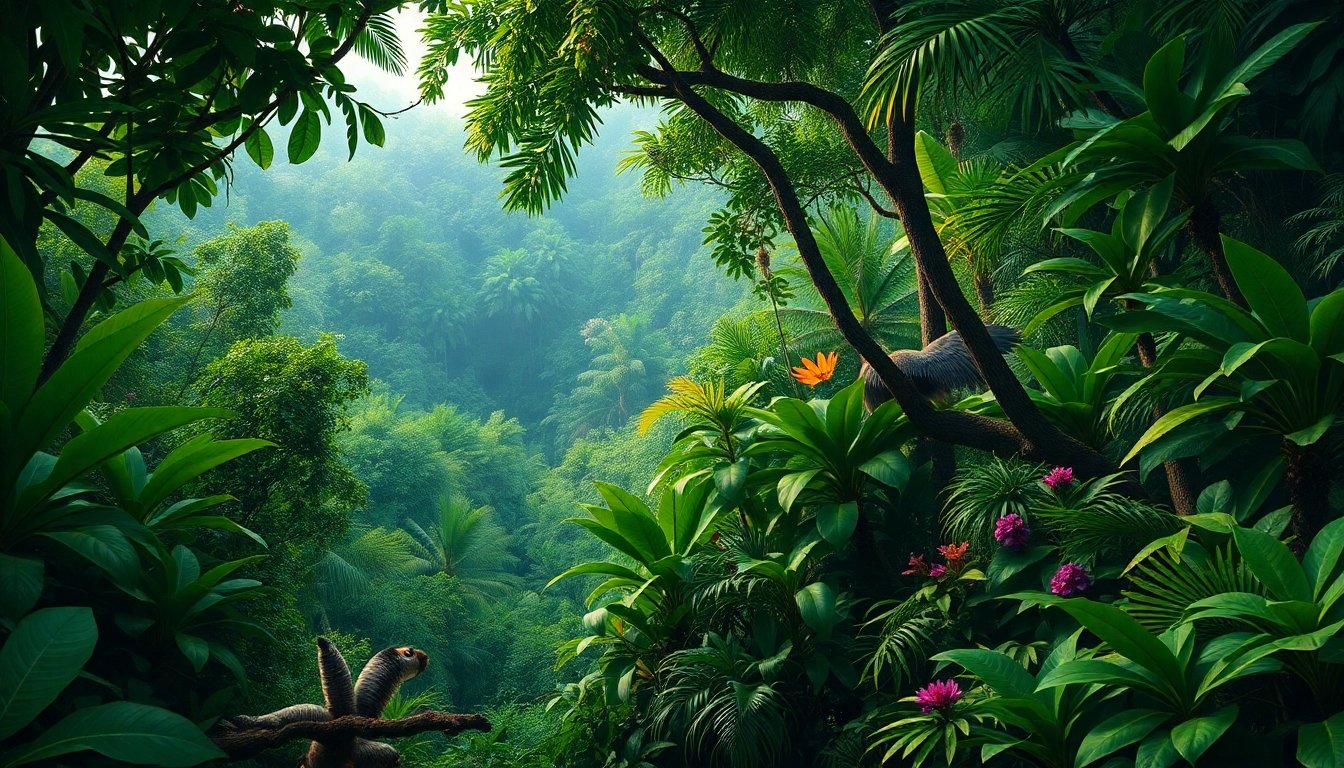 Selva tropical jamaicana