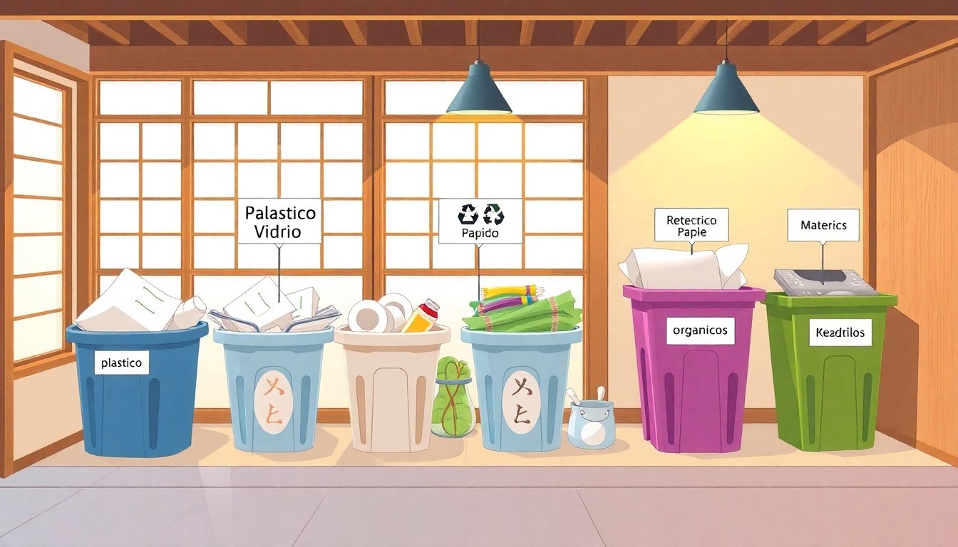 Separación de residuos en Japón