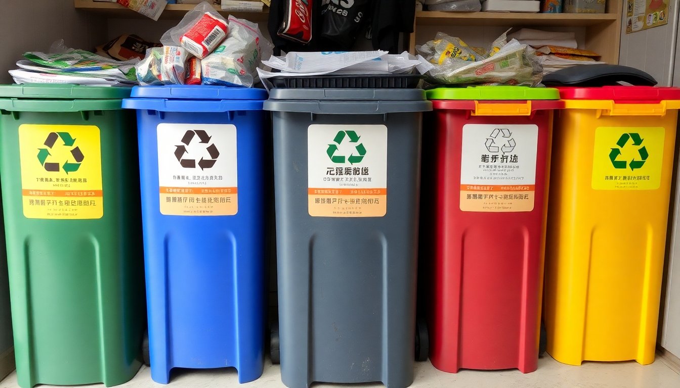 Separación de residuos en Taiwán