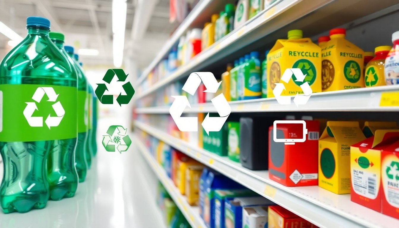 Símbolos de reciclaje en productos