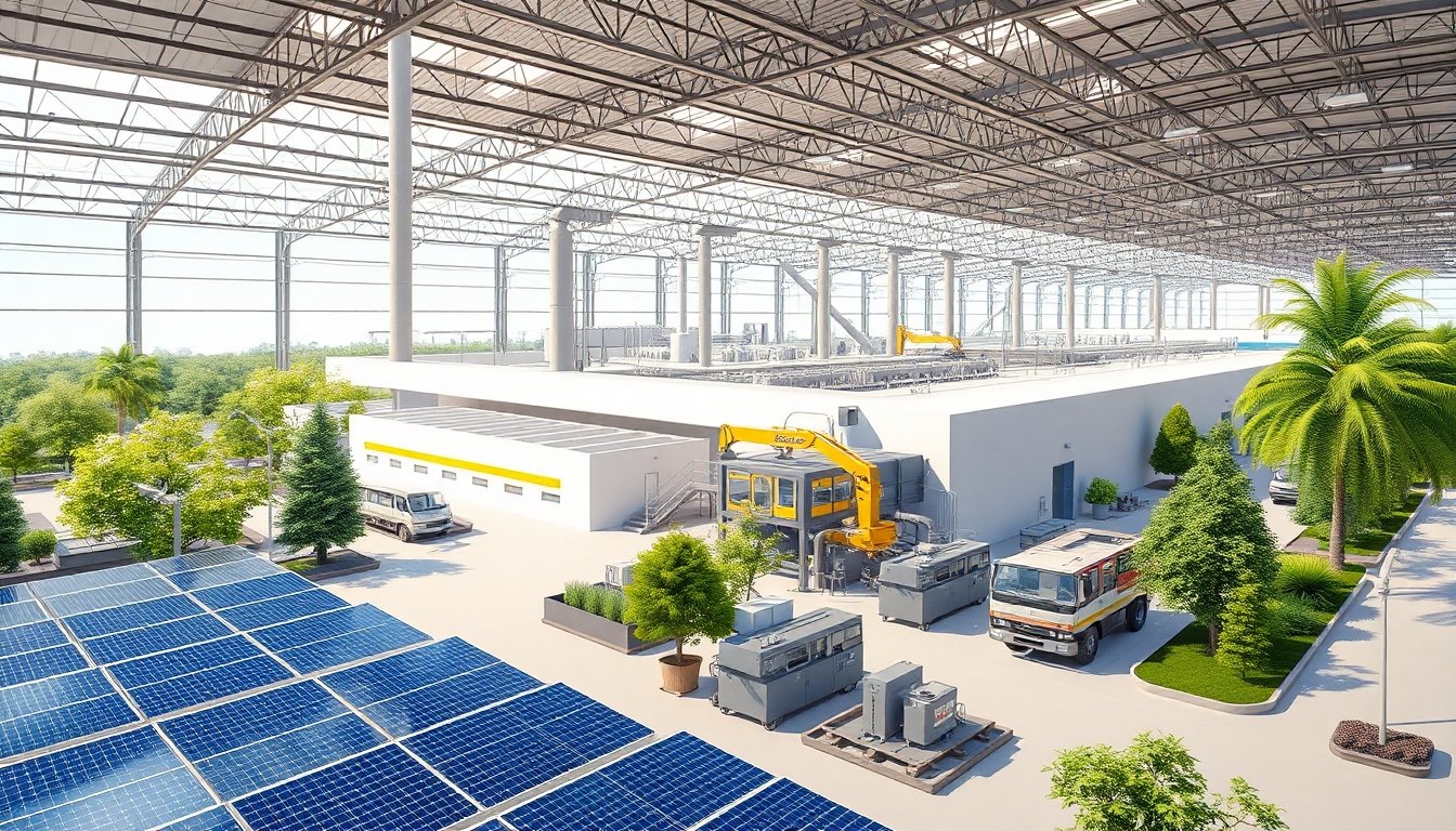 Sistema de producción sustentable en una fábrica