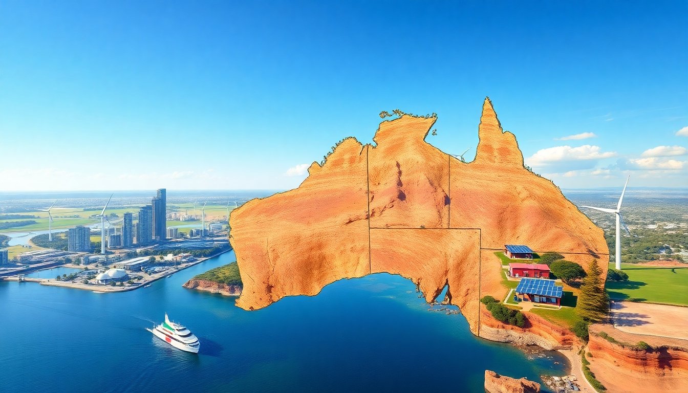 sostenibilidad 2050 en Australia