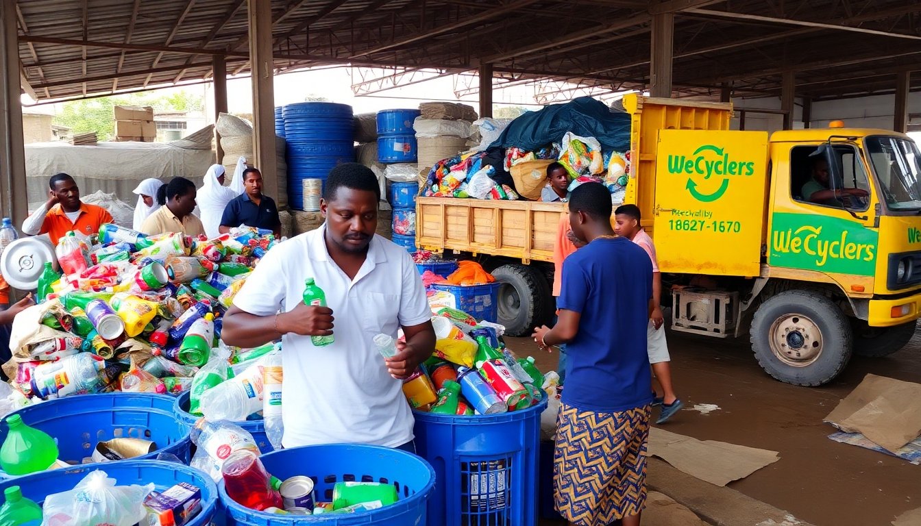 Startups WeCyclers en acción