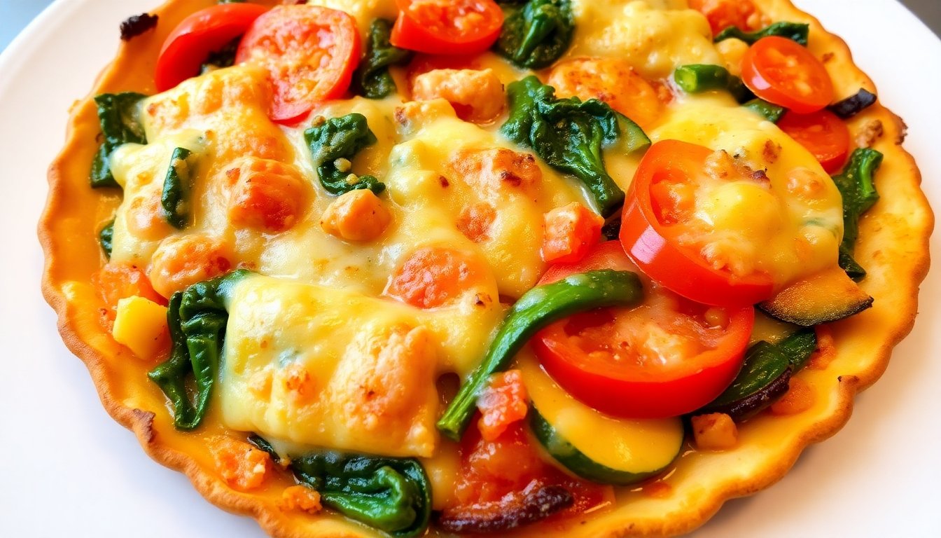 Tarta de verduras variada