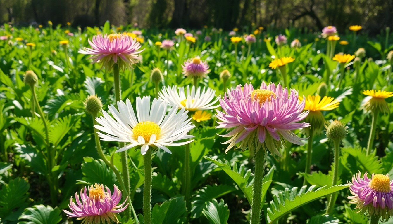 Temporada de alcachofas en el campo