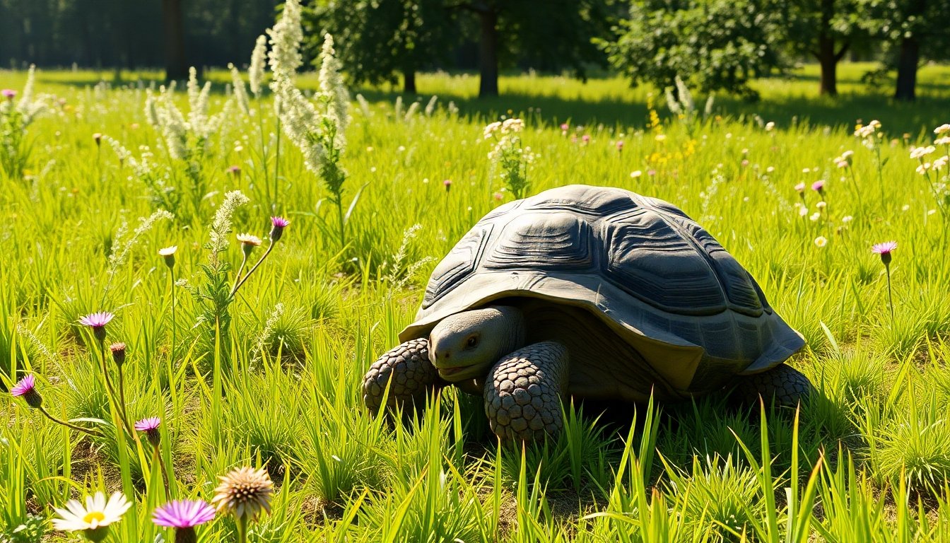 Tortuga americana en su hábitat natural