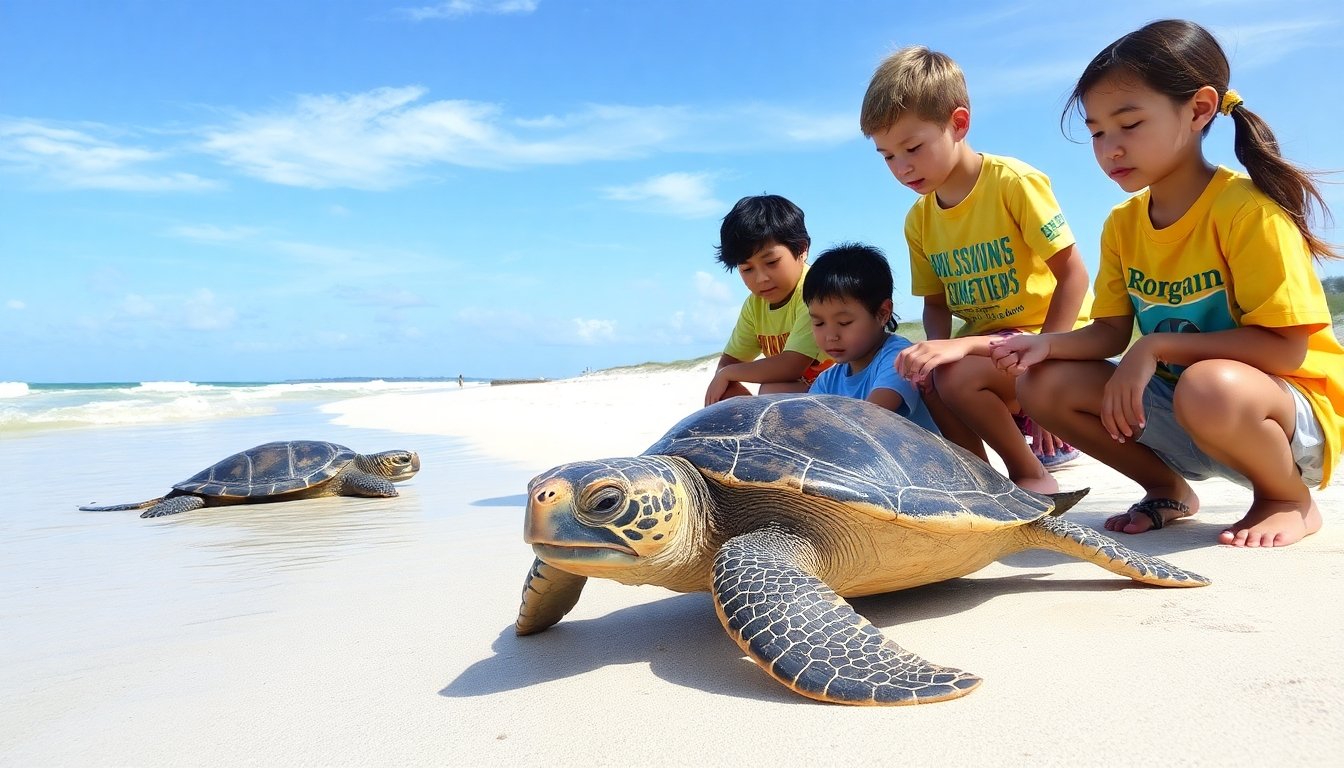 tortuga caña en programa educativo